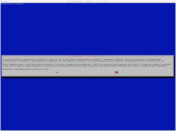 Ssh root login Vincenzo Ingrosso Weblog